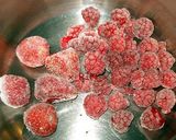 イチゴとラズベリーの簡単ジャム作り方1写真