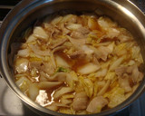 豚バラ肉と白菜のとろとろみぞれ煮☆作り方4写真