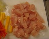 鶏むね肉とエリンギ・セロリのバター炒め☆作り方1写真