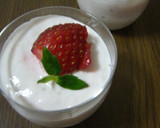 材料５つ♪簡単いちごヨーグルトムース作り方6写真