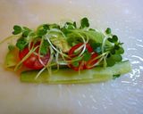 サラダ生春巻き☆サルサソースで作り方2写真