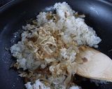 簡単！梅じゃこかつおチャーハン作り方5写真