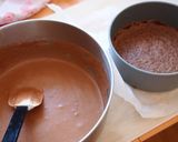 ダブルチョコレート ムース ケーキ作り方6写真