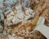 焼きさけあらほぐしで簡単ピラフ作り方3写真