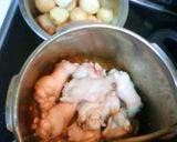 新じゃがと手羽元のこって～り煮♪作り方2写真