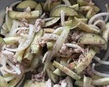 玄米こめ粉麺de焼きうどん作り方4写真