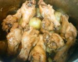 新じゃがと手羽元のこって～り煮♪作り方5写真
