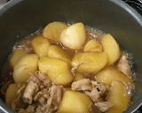 大根と豚肉だけ♪こっくり醤油煮作り方4写真