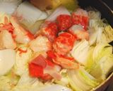 白菜とカニかまのクリームスープ♪作り方3写真
