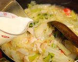 白菜とカニかまのクリームスープ♪作り方5写真