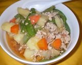 ●挽肉の肉じゃが●作り方8写真