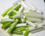 長ネギの酢味噌和え作り方1写真