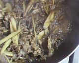5分で!牛肉とごぼうの炒め煮作り方3写真