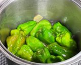 美活⭐︎鶏ガラスープと鰹出汁で丸ごとピーマン煮作り方5写真