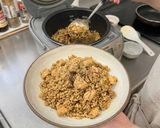 炊飯器で簡単！レトルトカレーと鶏胸肉で炊込みご飯作り方5写真