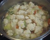 簡単＊からだがホッとする鶏団子スープ作り方9写真