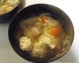 簡単＊からだがホッとする鶏団子スープ作り方10写真