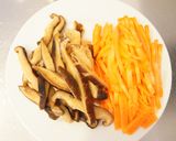 干し椎茸とひき肉のスープ作り方2写真