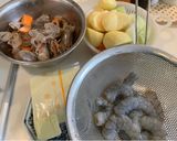 マイルドな海老カレー🦐作り方1写真