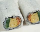 焼きシャケdeカリフォルニアロール作り方10写真