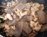 豚&こんにゃく胡麻味噌炒め作り方5写真