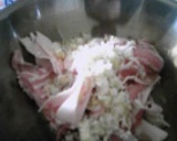 市販のたれを使って簡単♪塩焼肉ぶた丼作り方1写真