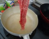 薄切り牛肉と塩昆布の和え物作り方1写真