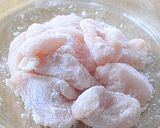 鶏むね肉とニラのオイスターソース炒め♪作り方2写真
