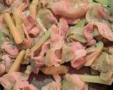 簡単★昼食!豚こま肉の照り焼きジャガマヨ作り方5写真