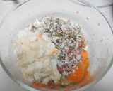 お弁当に★ふわふわ山芋バーグ♪作り方3写真