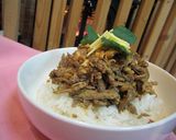 ラムPショウガ丼作り方9写真