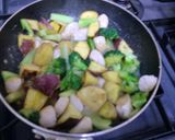 さつま芋とブロッコリーの味噌炒め☆作り方4写真