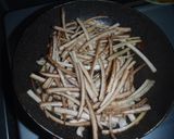 鶏皮きんぴらごぼう。作り方4写真