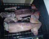 イカ丸ごと焼き。作り方1写真
