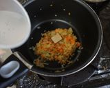 カフェ風　つぶつぶ野菜のがぼちゃスープ☆作り方3写真