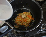 カフェ風　つぶつぶ野菜のがぼちゃスープ☆作り方3写真