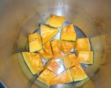 圧力なべで簡単かぼちゃ煮。作り方1写真
