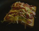 ＊キャベツとウインナーのホットサンド＊作り方3写真