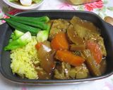 豚なんこつと大根のカレー作り方7写真