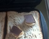 バナナとピーナツバターのホットサンド作り方1写真