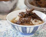 ゴボウとじゃこのお茶漬け作り方4写真