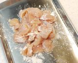キャベツと鳥胸肉のレモンクリームパスタ作り方1写真