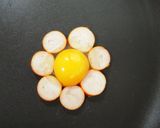 ウィンナーとうずら卵のお花☆お弁当おかず作り方2写真