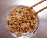 ヘルシー！からしたっぷり納豆作り方1写真