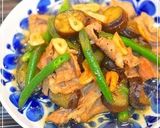 ✿豚肉と茄子のニンニク醤油炒め✿作り方7写真