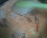 渡り蟹と鮭フレークのクリームパスタ♪作り方3写真
