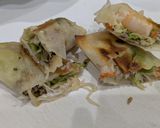 2種の焼き春巻き①海老キャベツタルタル作り方2写真