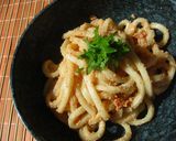 香る青じそ✿めんたいクリームうどん作り方6写真