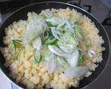 黄金鮭ねぎ炒飯♪作り方7写真