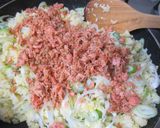 黄金鮭ねぎ炒飯♪作り方8写真